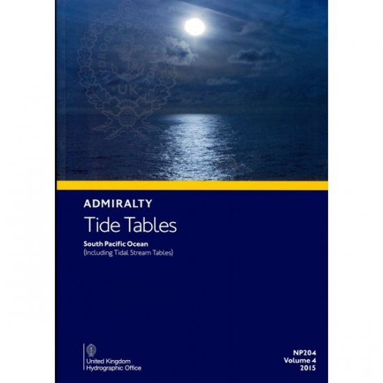 Admiralty Tide Tables, Volume 4, South Pacific Ocean (including Tidal Stream Tables)