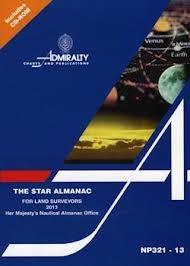 NP321-13 Star Almanac for Land Surveyors 2013 [Inc CD-Rom].
